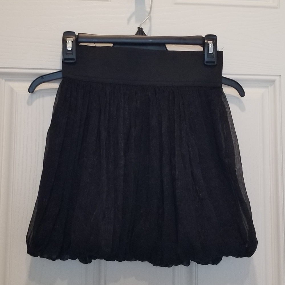 Black Full Skirt